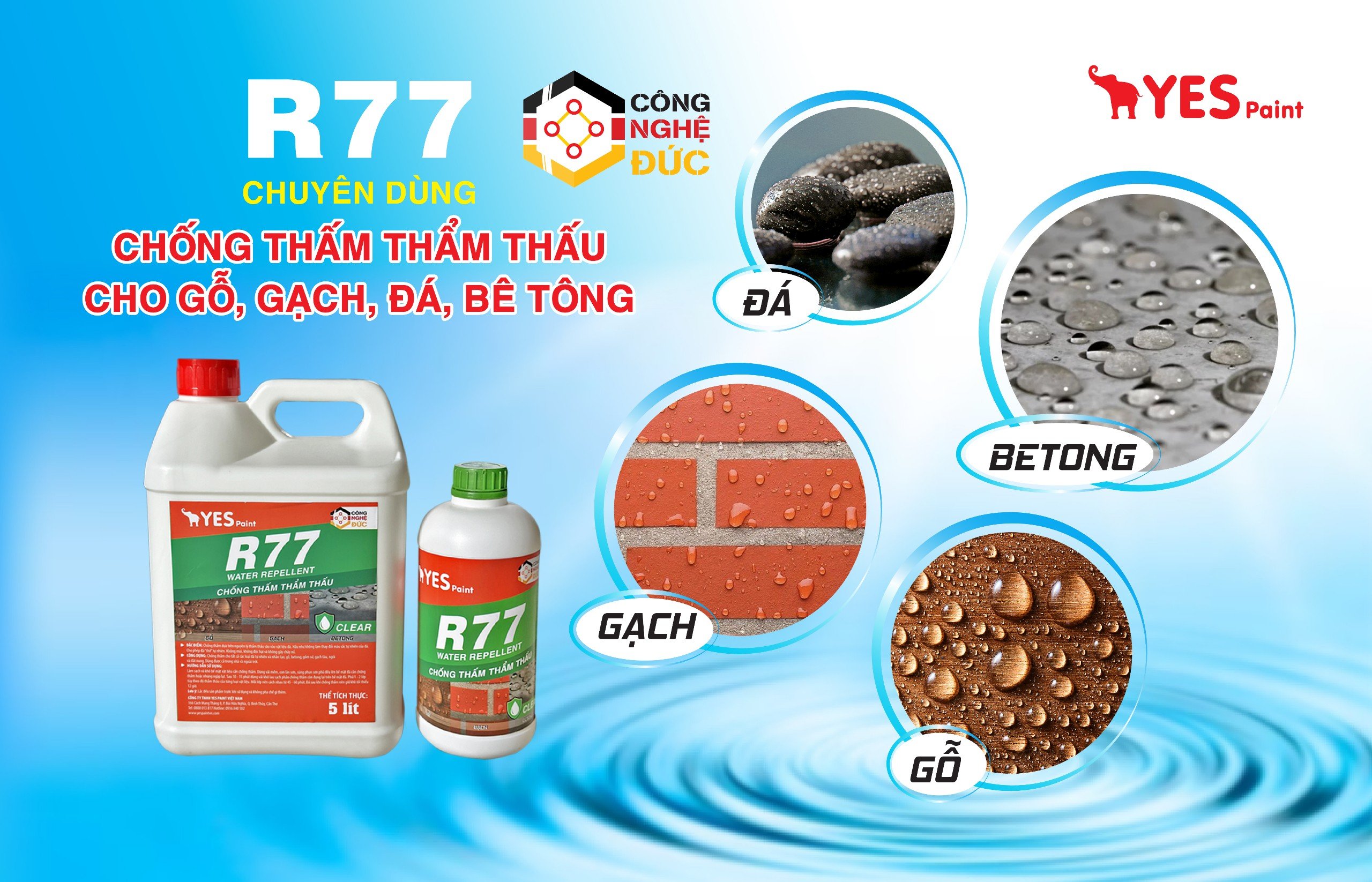 sơn chống thẩm thấu R77 Yes